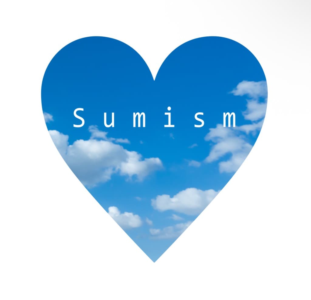 Sumism 空色ハートロゴ