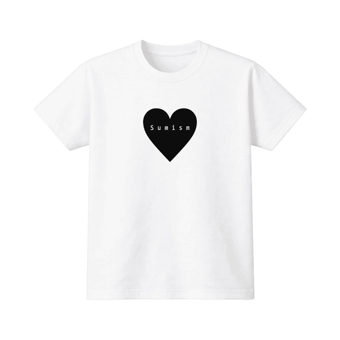 Count Beat T-shirt — Sumism ハート刺繍